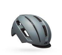 Bell Daily Led Mips Ce Bike Helmet With 20-Lumen Rear Led Light, Rechargeable Via Micro-Usb, Mips Evolve Ergo Fit System, No-Twist Tri-Glides, Soft Brim For Comfort, Color: Grey, Size: S/M