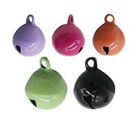 Bell for 5 Coloured Bells for Kitten and Puppy Collars | Charm Decoration Size S M L for Outings Travels Hiking Camping