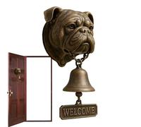 Bell for Door Opening - Dog-Shaped Welcome Door Ringer | Resin Animal-Themed Chime Wall Decoration for Entry Indoor Business Shop Gate Porch Housewarmings Holidays Home Opening Front Outdoor