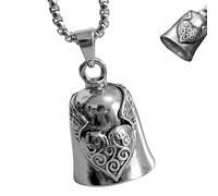 Bell for Motorcycle,Heart Wing Motorbike Accessories,Motorbike Bell Pendant - for Riders Long Distance Drive Road Trip Daily Commute Birthday Holiday Group Ride Bicycles Keychains