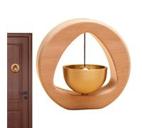 Bell for Opening Doors, Magnetic Bell for Clothespeople - Wooden Doorbell - Wind Chime, Decorative Magnets for Fridge, Doorbell, Door, Wall, Shop,