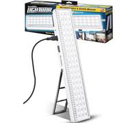 Bell+Howell Light Bar 60 LEDs with Super Bright 720 Lumen Output - All Day Power, Rechargeable with Auto Light Sensor 16.5" White
