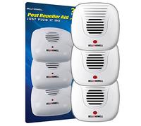 Bell + Howell Ultrasonic Pest Repeller Home Kit (Pack of 3), Ultrasonic Pest Repeller, Pest Repellent for Home, Bedroom, Office, Kitchen, Warehouse, Hotel, Safe for Human and Pet