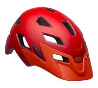 BELL Kids' Sidetrack Cycling Helmet, Matte Red/Orange, 47-54 cm