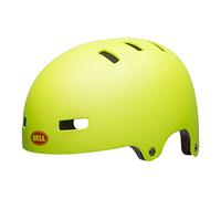 Bell Span Youth Street Skate BMX Bike 10 Vent Safety Helmet Bright Green