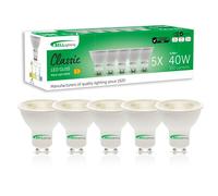 BELL Lighting Dimmable GU10 LED Bulbs 4.4W 350lm | Warm White 3000K | 38° Spotlight | Size: Pack of 5 BELL Lighting Warm White Pack of 5