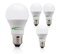 Bell Lighting E27 Edison Screw LED Bulb Fitting (Pack of 3) 8.1w Light Bulb, 180° Beam Angle E27 LED Bulbs Cool White 4000K, 220-240V LED Bulb, 810lm, Non-Dimmable