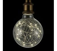 Bell Lighting Led Globe Fairy Light Bulb E27 Edison Screw 2.2W Natural White 4000K Decorative Non Dimmable Glass Bulb