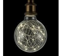 Bell Lighting Led Globe Fairy Light Bulb E27 Edison Screw 2.2W Natural White 4000K Decorative Non Dimmable Glass Bulb