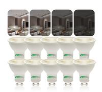 BELL Lighting GU10 Dimmable LED Spotlight 4.4W Energy Saving Light Bulb - Pack of 10 - Cool White