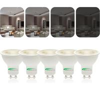 BELL Lighting GU10 Dimmable LED Spotlight 4.4W Energy Saving Light Bulb - Pack of 5 - Cool White