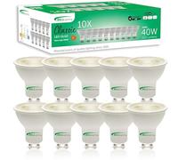 BELL Lighting GU10 LED Bulbs 10 Pack | Warm White 3000K | Spotlight Bulbs 4.4W 350lm | Light Bulb 50W Equivalent | LED GU10 Bulb for Ceiling Spotlights | Non-Dimmable