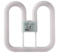 Bell Lighting Square Lamp LED GR10q Base 14W 2D Lamp 4 Pin Light Bulbs Non Dimmable Cool White 4000K 1680 Lumens 220-240 V - Replacement for Fluorescent Lamp, LED Energy Saving Lamps (Pack of 1)