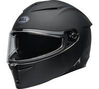 Bell Lithium Solid ECE - Motorcycle Helmet ECE 22.06 Certified - Helmet with Sun Visor - Polycarbonate Shell - Removable Liner - Adjustable Fit - Matte Black, Size: XL