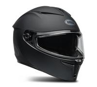 Bell Lithium MIPS Solid ECE - Motorcycle Helmet ECE 22.06 Certified - MIPS Helmet with Sun Visor - Multi-Density EPS - ClickRelease V2 - 3 Shells - Matte Black, Size: S