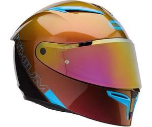 Bell Lithium MIPS Plus Delta Helmet, black-blue-orange, size M for Men