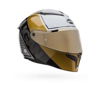 Bell Lithium MIPS Plus RSD Obis ECE 22.06 Full Face Moto Helmet White / Gold