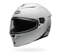 Bell Lithium Mips Solid ECE Helmet, Aggressive Styling, Aerodynamic, Removable Liner, Clickrelease V2 Shield, Adjustable Airflow, Comms Compatible, DOT & ECE 22.06 Certified, Color: White, Size: 2X