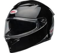 Bell Lithium Solid ECE Helmet, Integrated Sun Shield, Multi-Density EPS Liner, Clickrelease V2 Shield, Pinlock Ready, Optimum Fit, Class 1 Optics, Color: Black, Size: M