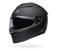 Bell Lithium Solid ECE Helmet, Integrated Sun Shield, Multi-Density EPS Liner, Clickrelease V2 Shield, Pinlock Ready, Optimum Fit, Black, Size: 2X