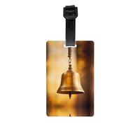 Bell Made of Copper or Bronze Printed Anti-Lost Luggage Tags Luggage Tags Suitable for Suitcases Backpacks and Golf Bags