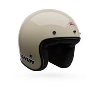 Bell Magnum Solid ECE 22.06 Open Face Motorcycle Motorbike Helmet Vintage White