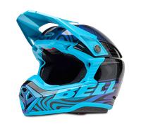 Bell Moto-10 Spherical MIPS Cortex, motocross helmet L Black/Light Blue/Blue