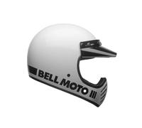 Bell Moto-3 Classic White motocross helmet white size M