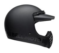 Bell Moto-3 Classic ECE Helmet, Sporty Retro Design, Trailblazer in Helmet World, Matte Black, Size: M
