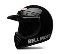 Bell Moto-3 Classic Black motocross helmet black size XL