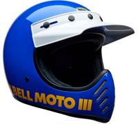 Bell Moto-3 Classic, motocross helmet L Blue/Yellow