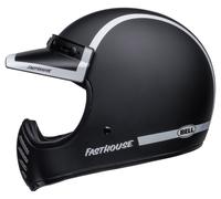 Bell Moto Moto-3 Fh Old Road Full Face Helmet Black XL