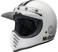 Bell Moto-3 Steve McQueen Motocross Helmet, white/black, size S (55/56)