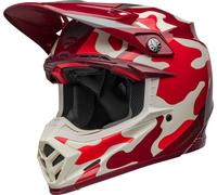 Bell Moto-9S Flex Ferrandis Mechant Motocross Helmet, white-red-silver, size S for Men