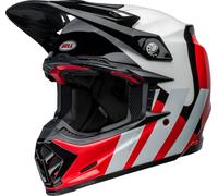 Bell Moto-9S Flex Hello Cousteau Stripes, cross helmet L Black/White/Red