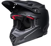 Bell Moto-9S Flex Solid ECE - Motocross Helmet - ECE 22.06 Certified - Offroad Protection Helmet - Flex Impact Management - Velocity Flow Ventilation - Flying Bridge Visor - Matte Black, Size: OS