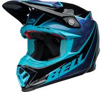 BELL BELL - Helmet Moto-9S Flex 22.06 Sprite Black / Blue 2024 XL