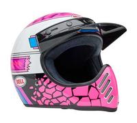 Bell Moto Moto-3 Deathspray Full Face Helmet Pink XL