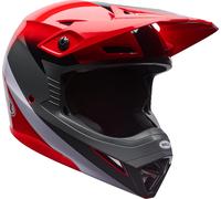 Bell MX-10 MIPS Aviator Youth Motocross Helmet, black-red, size M