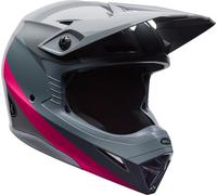 Bell MX-10 Mips Youth Motocross Helmet - AVIATOR GREY / PINK