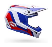 Bell MX-10 MIPS Dyno Youth Motocross Helmet, white-red, size S