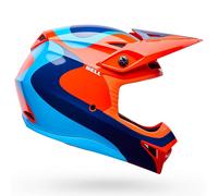 Bell MX-10 Mips Motocross Helmet - WAVE ORANGE / BLUE