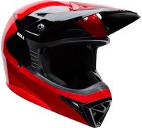 Bell MX-10 MIPS Wave Youth Motocross Helmet, black-red, size L