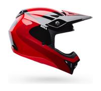 Bell MX-10 MIPS Wave Youth Motocross Helmet, black-red, size S