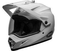 Bell MX-9 ADV MIPS SOLID ECE - motocross helmet - MIPS - adjustable fit - good ventilation - EPS shell - ECE certified - white, size: L