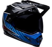 Bell MX-9 Adventure MIPS Dalton Motocross Helmet, black-blue, size M for Men