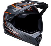 Bell MX-9 Adventure MIPS Dalton Motocross Helmet, black-orange, size 2XL for Men