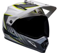 Bell MX-9 Adventure MIPS Dalton Motocross Helmet, white-yellow, size 2XL for Men
