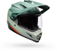 Bell MX-9 Adventure MIPS Trail Enduro Helmet, green-orange, size S for Men