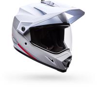 Bell MX-9 Adventure MIPS Trail Enduro Helmet, white-red, size 2XL for Men